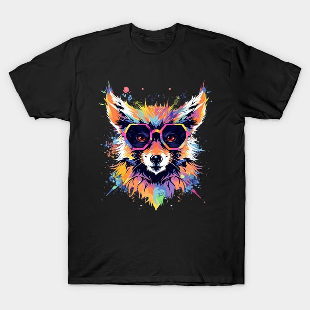 cool fox T-Shirt by dorapeterx